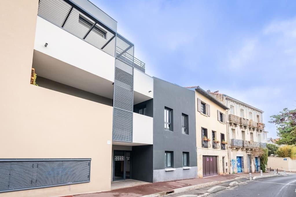 Le Barcelone, Beau T2, Clim, Terrasse,Centre Ville Montpellier Dış mekan fotoğraf
